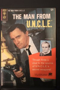 The Man From U.N.C.L.E. #3 1965 High-Grade NM- McCallum, Vaughn Photo  Boca CERT