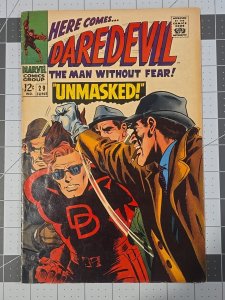 Daredevil #29 Unmasked (Marvel Comics June 1967) Silver Age