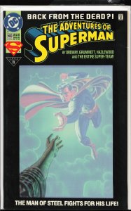 Adventures of Superman #500 Collector's Edition Cover (1993) Superman [Key Is...