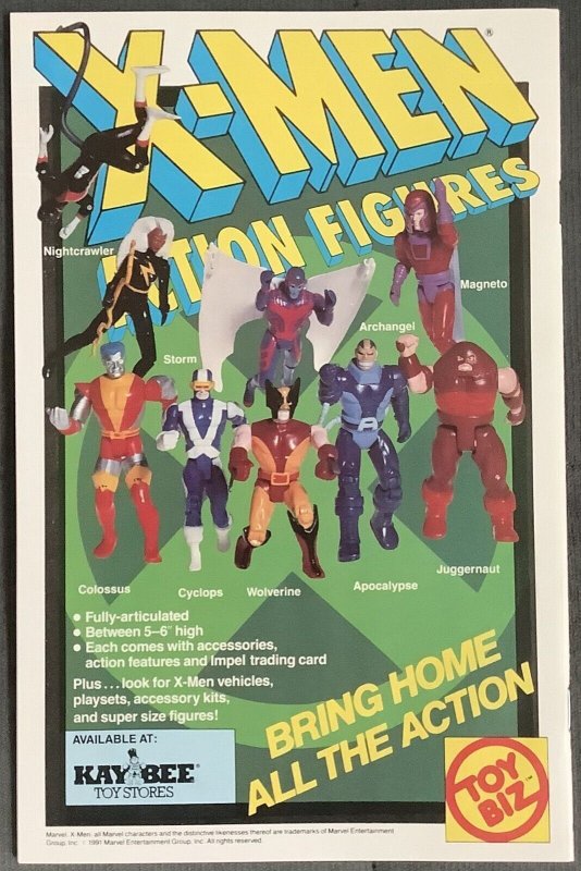 X-Men #1 - Gambit, Psylocke, Colossus, and Rogue Variant (1991, Marvel) NM+