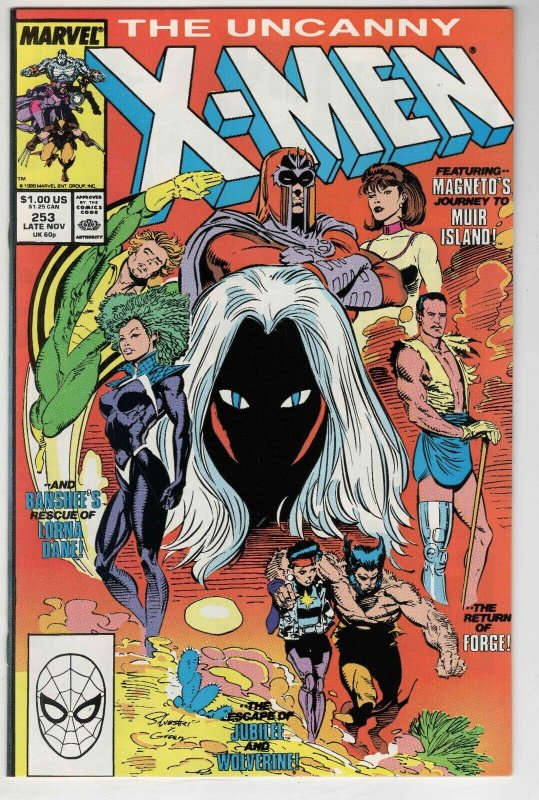 Uncanny X-Men #253 VINTAGE 1989 Marvel Comics