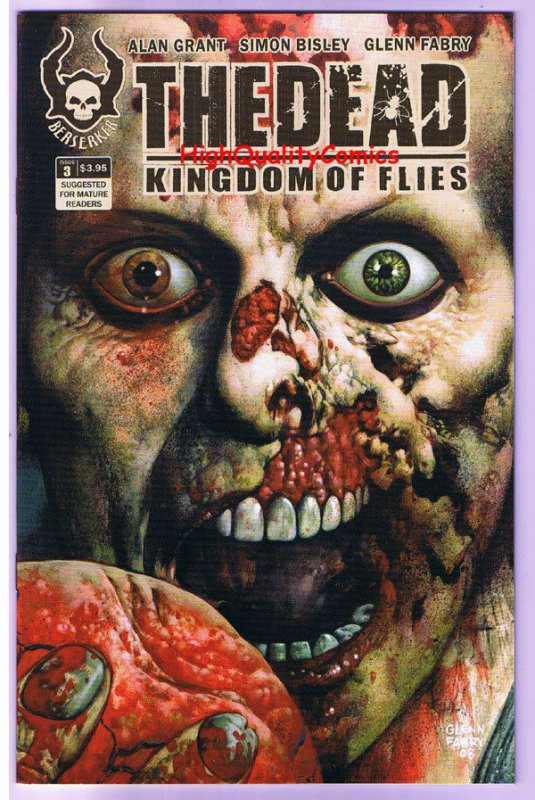 The DEAD 3, Kingdom of Flies, NM, Simon Bisley, Zombie, 2008, undead, Horror