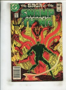 SAGA OF THE SWAMP THING #13 (6.0) LAMBS TO THE SLAUGHTER!! 1983
