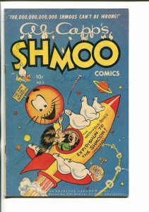 AL CAPP'S SHMOO #3-1949-TOBY-MOON ROCKET-vg