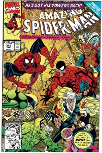 Amazing Spider-Man #343 Erik Larsen 1st Cardiac NM