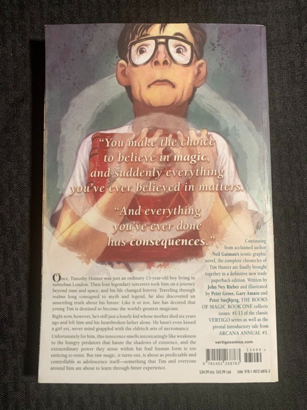 2017 THE BOOKS OF MAGIC Book One SC TPB VF- 7.5 1st DC Comics