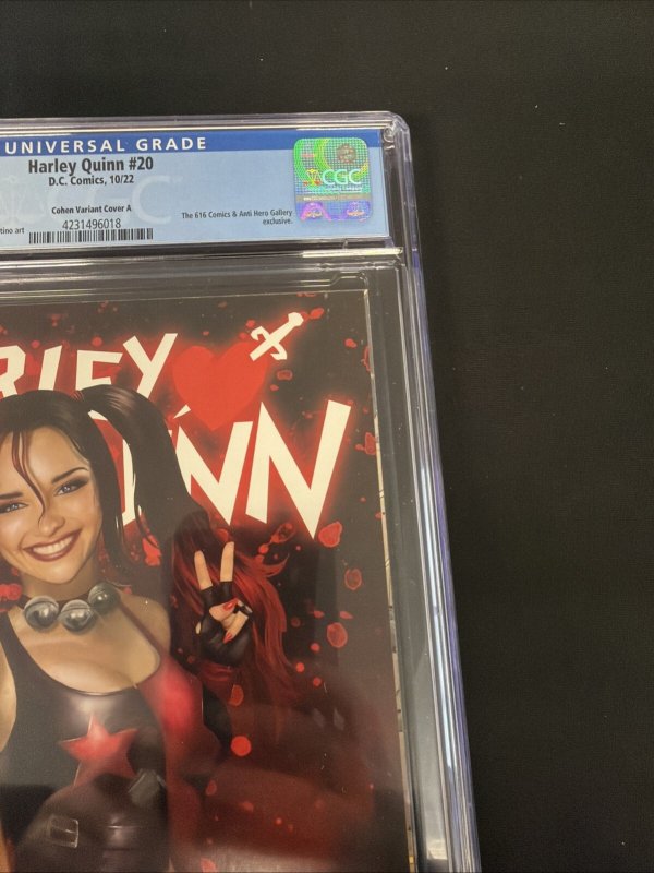 Harley Quinn #20 Cohen Variant Cover A Cgc 9.8 2022