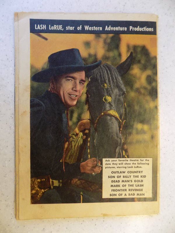 SIX-GUN HEROES # 9 GOLDEN AGE WESTERN HOPALONG LANE LARUE