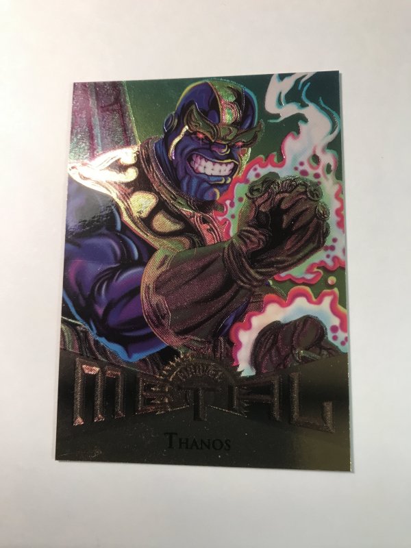 THANOS #19 card : Marvel Metal 1995 Fleer Chromium; NM/M, X-Men Avengers, base