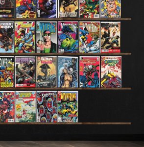 Huge Lot 150+ Comics with Wolverine, Action Comics, Superman & More!