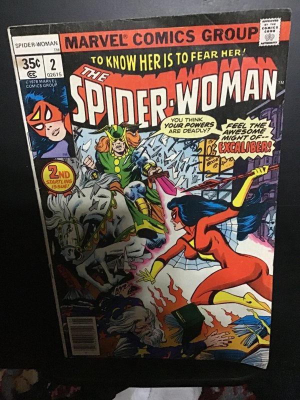 Spider-Woman #2 (1978) mid grade 2nd issue key! FN Wow