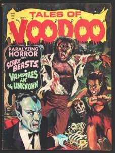 Tales of Voodoo Vol. 5 #2 1972-Vampire-werewolf--Carl Burgos-Noir comic stori...