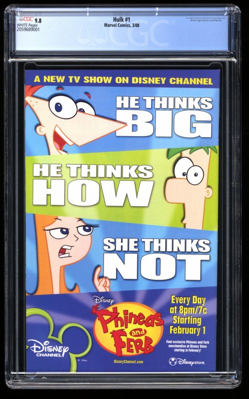 Hulk (2008) #1 CGC NM/M 9.8