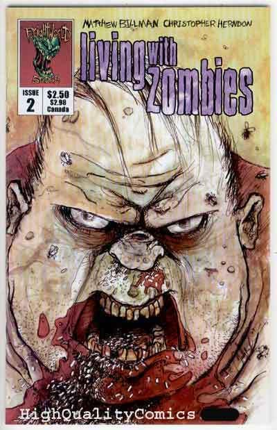 LIVING with ZOMBIES #2, NM+, FrightWorld, Undead, Horror,, more Zombies in store