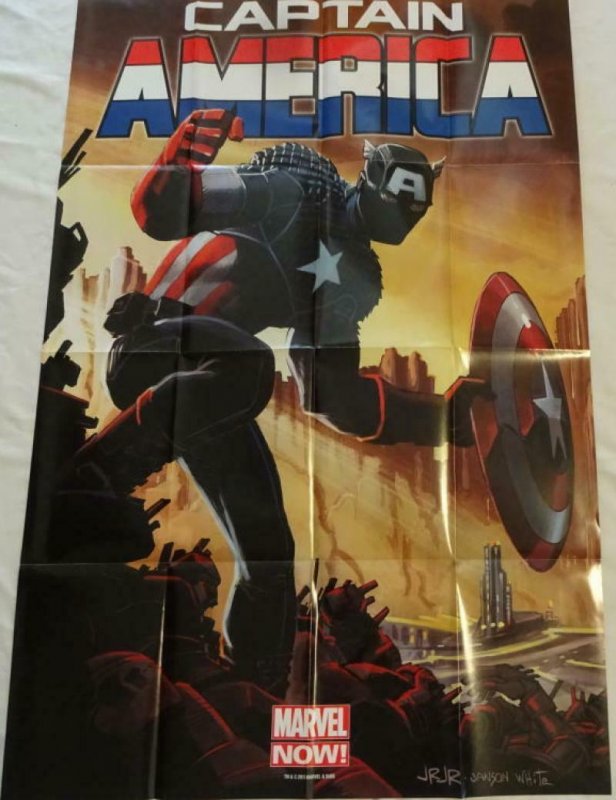 CAPTAIN AMERICA Promo Poster, 24 x 36, 2012, MARVEL Unused more in our store 139