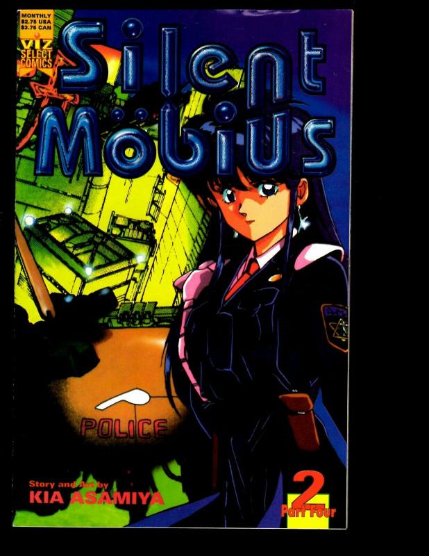 7 Silent Mobius Viz Select Comics Pt. 3 #3 5 Pt. 4 #1 2 3 4 5 Manga Sci-Fi JF18