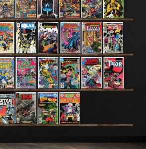 Huge Lot 150+ Comics with Cerebus, Marvel Tales, Superman, Swamp Thing & More!