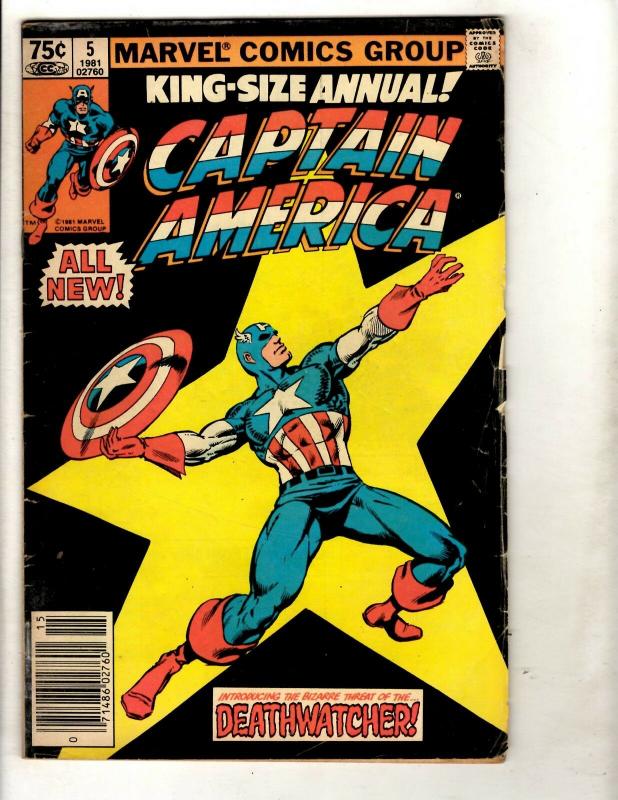 10 Captain America Marvel Comics 292 293 294 295 296 297 298 Annual 5 7 1 J332