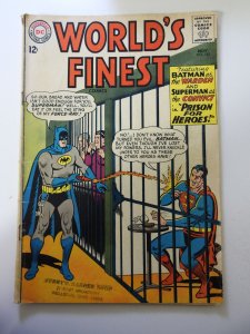 World's Finest Comics #145 (1964) GD Condition Centerfold detached