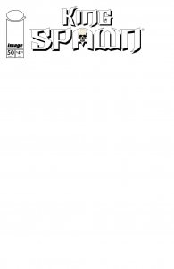 King Spawn #50 Image Comics Blank Sketch Variant Cover D Near Mint