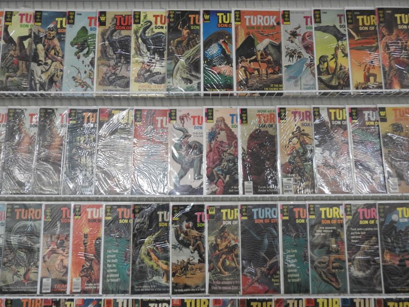 Huge Lot of 120 Comics W/ All Turok Son of Stone!!! Avg. FN