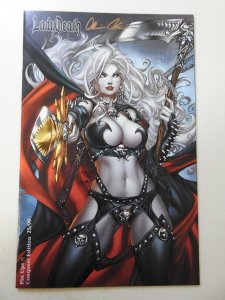 Lady Death: Pin Ups #1 Conquest Edition NM- Condition! Signed W/ COA!