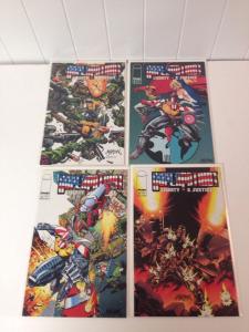 SUPER PATRIOT LIBERTY & JUSTICE #1-4  COMPLETE SET Lot Run Near Mint