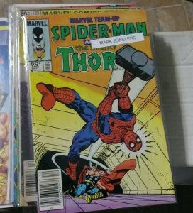 MARVEL TEAM UP # 148 1984 MARVEL MARK JEWELERS VARIANT THOR SPIDER-MAN VENOM