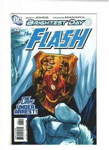 Flash #4 NM- 9.2 DC Comics 2010 Geoff Johns, Brightest Day