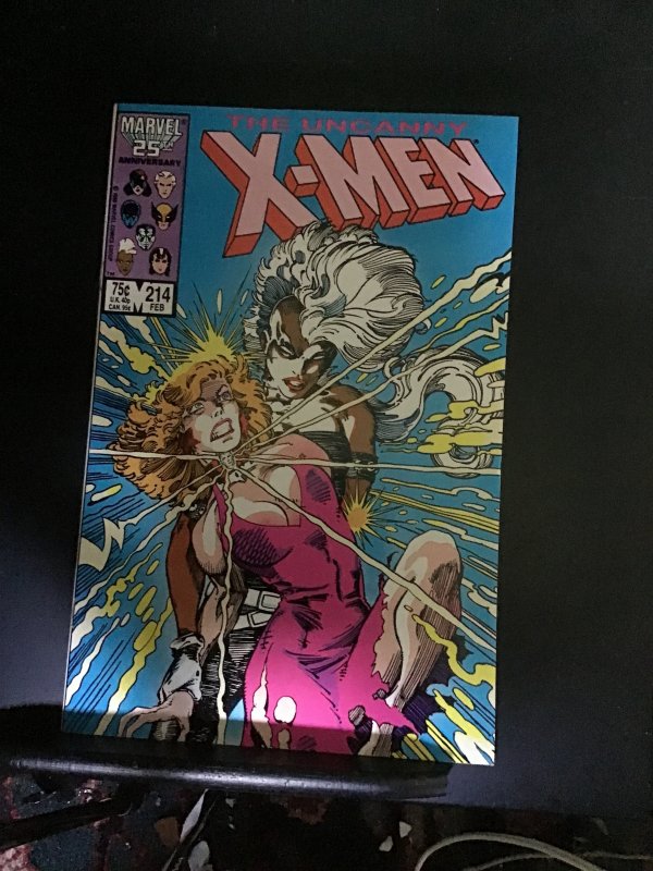 The Uncanny X-Men #214 (1987) Dazzler! Wolverine rogue! High-grade! VF/NM Wow!