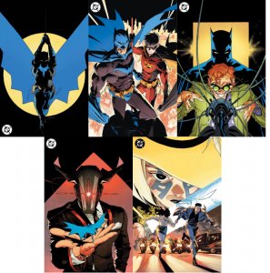 BATMAN VOL. 4 #1-5 LOT OF 5 Jorge Jiménez Foil Variant