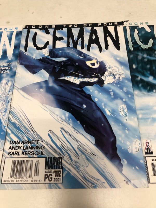 Iceman (2002) Set # 1-3 Marvel Comics •dan Abnett • Andy Lanning • Karl Kerschl