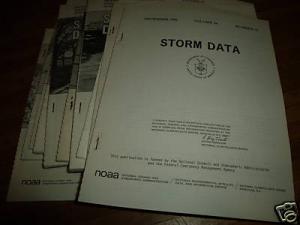 Storm Data- 10 issues (NOAA) 1982-1994