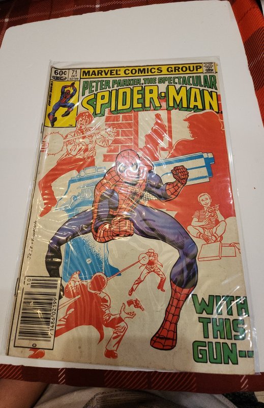 The Spectacular Spider-Man #71 Newsstand Edition (1982)