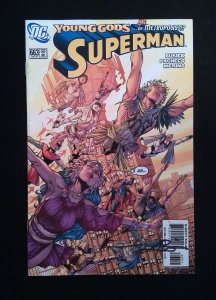 Superman #663 (2ND SERIES) DC Comics 2007 VF+  SIGNED BY BUSIEK