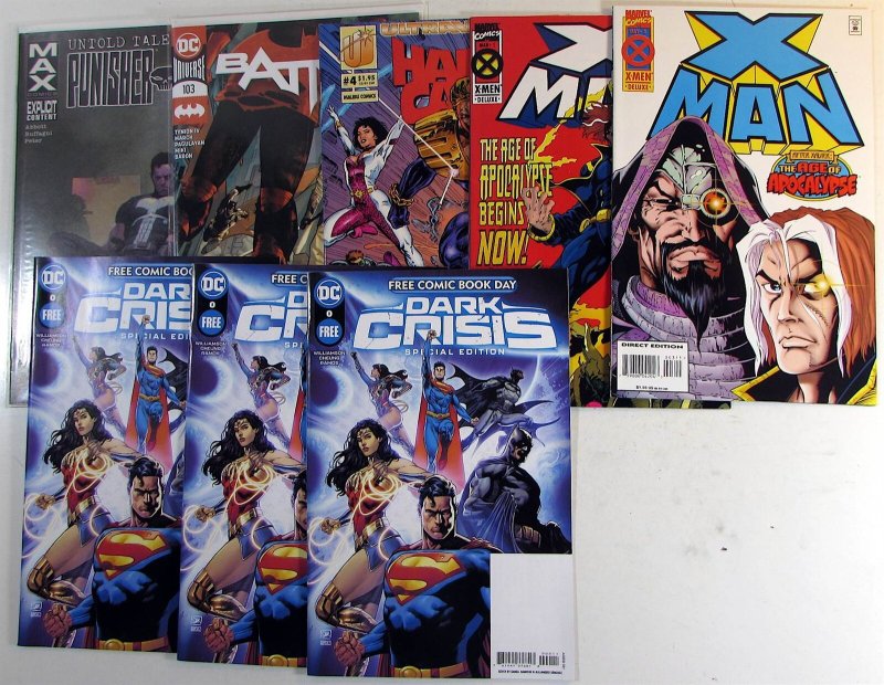 Mixed Lot 8 #Batman 103, Hardcase 4, X-Man 1, 2, Punisher 3, Dark Crisis 0 x3