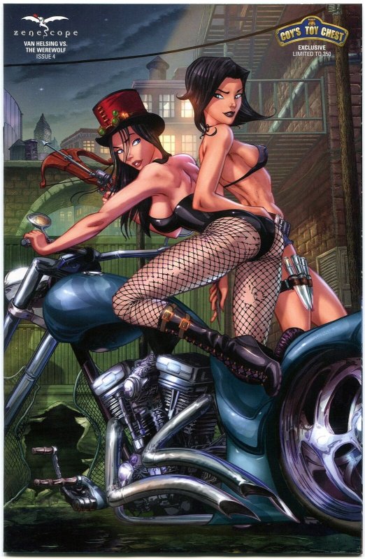 Grimm Fairy Tales Van Helsing VS Werewolf #4 Coy's Toy Chest Exclusive Cover E