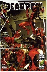 Deadpool #2 (2008 v4) Daniel Way 2nd Print Variant NM-