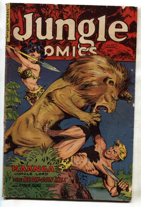 Jungle Comics #159 1953- Kaanga - GGA cover Golden-Age comic book