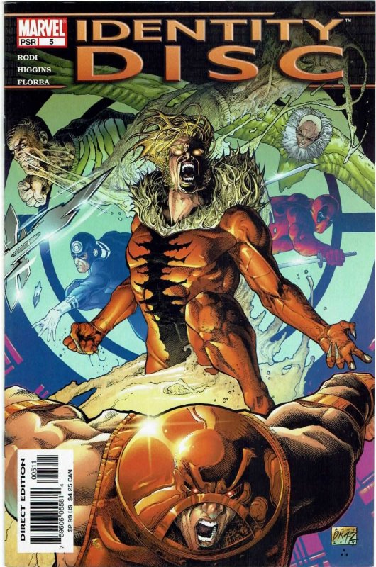 Identity Disc #1,2,3,4,5 Deadpool Juggernaut Full Run NM