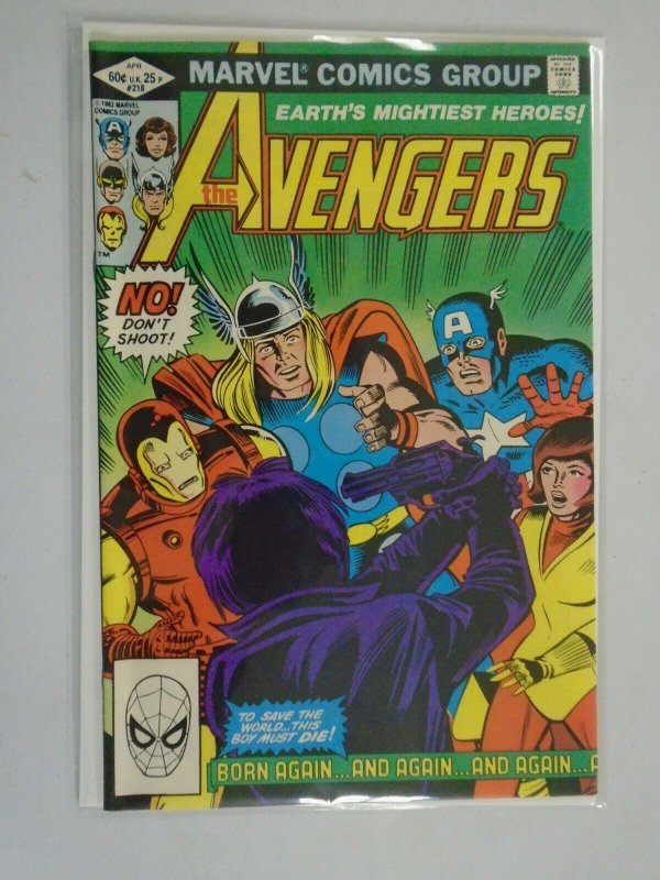 Avengers #218 Direct edition 8.0 VF (1982 1st Series)