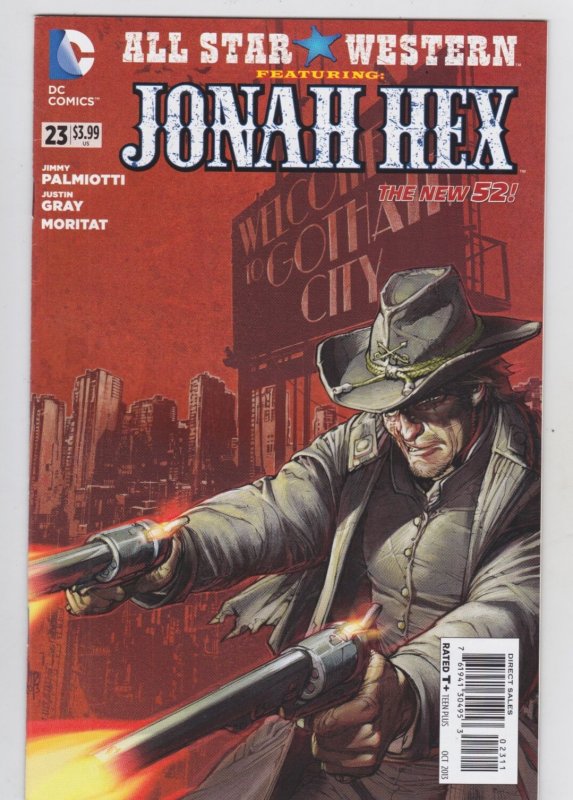 DC Comics! All Star Western! Featuring Jonah Hex! Issue #23! 