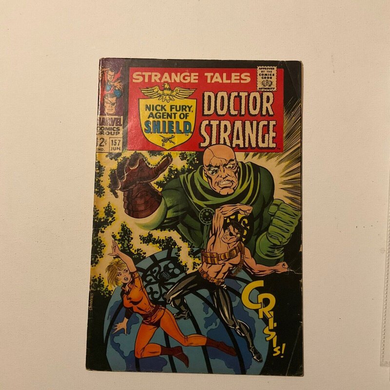 Strange Tales 157 Fine- Fn- 5.5 Living Tribunal Marvel 1967