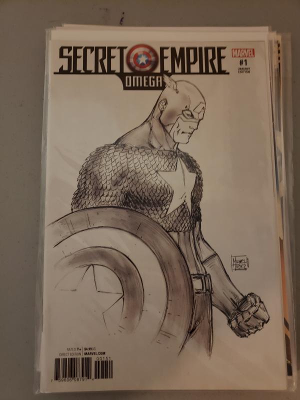 Secret Empire Omega #1 Michael Turner Variant, Limited 1 for 100