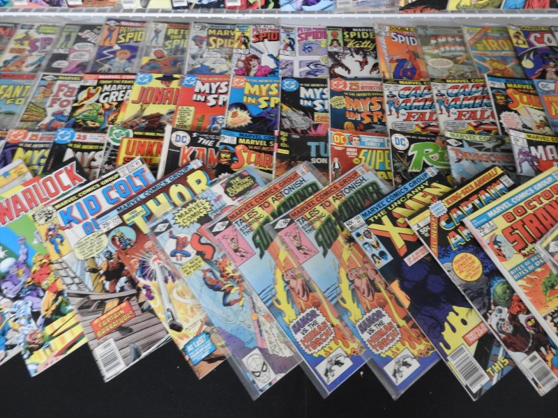 Huge Lot 190+ Comics W/ Silver/Bronze Spidey+ Avg VG- Condition! MUST SEE!!