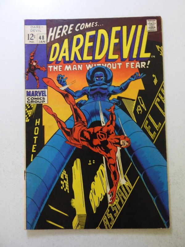 Daredevil #48 (1969) FN- condition rusty staples