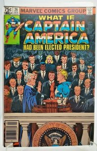 What If #26 Captain America elected President-1st Astron the Eternal-Newstand-NM