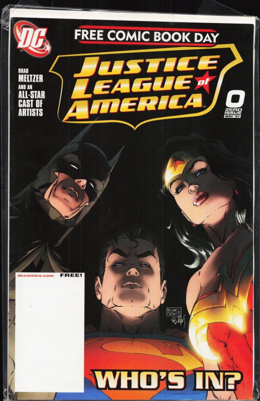 Justice League of America #0 Free Comic Book Day Cover (2007) Justice League