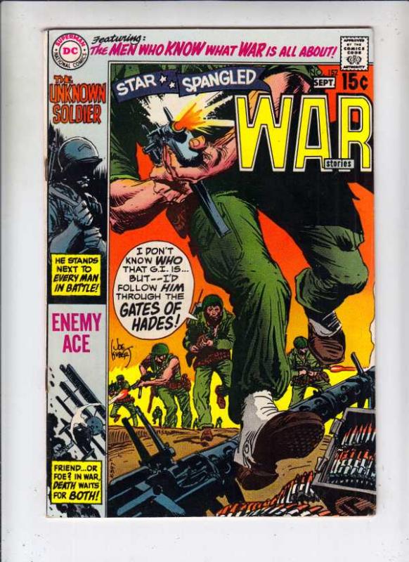 Star Spangled War Stories #152 (Sep-70) VF/NM High-Grade Unknown Soldier, Ene...