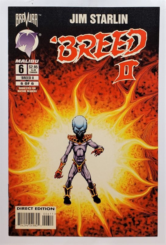 ?Breed II #6 (April 1995, Malbu) VF/NM